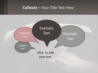 White Daughter Peaceful PowerPoint Template