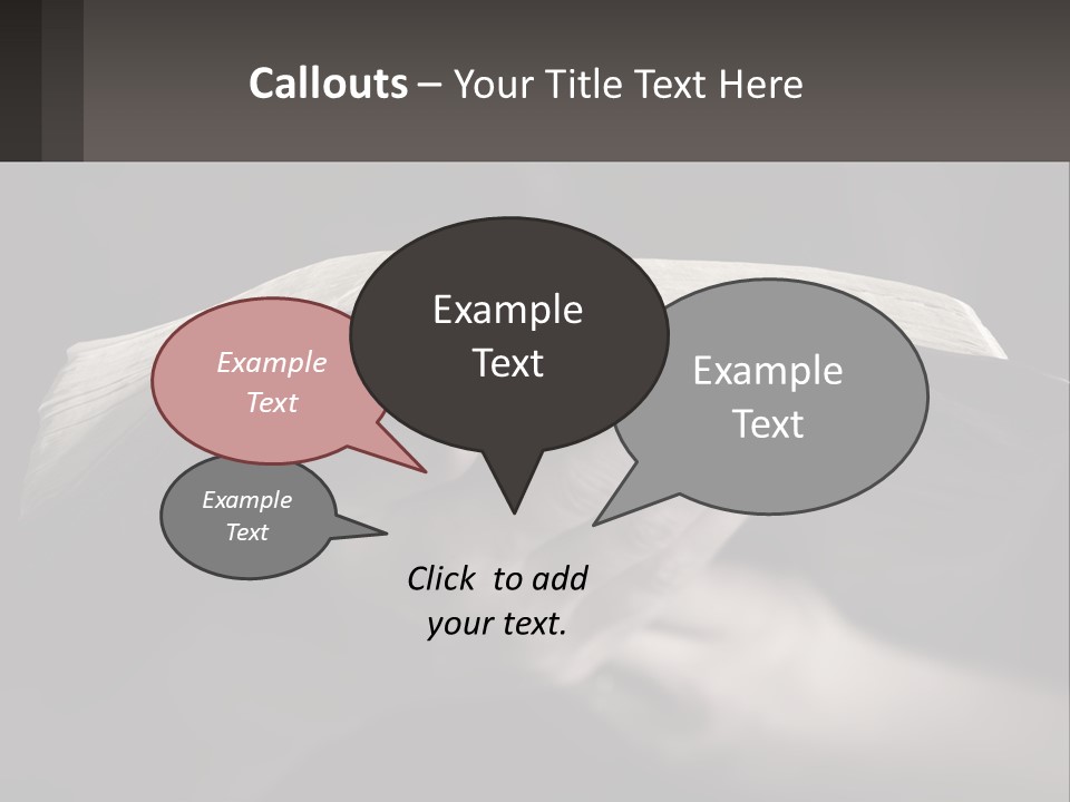 White Daughter Peaceful PowerPoint Template