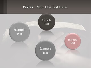 White Daughter Peaceful PowerPoint Template