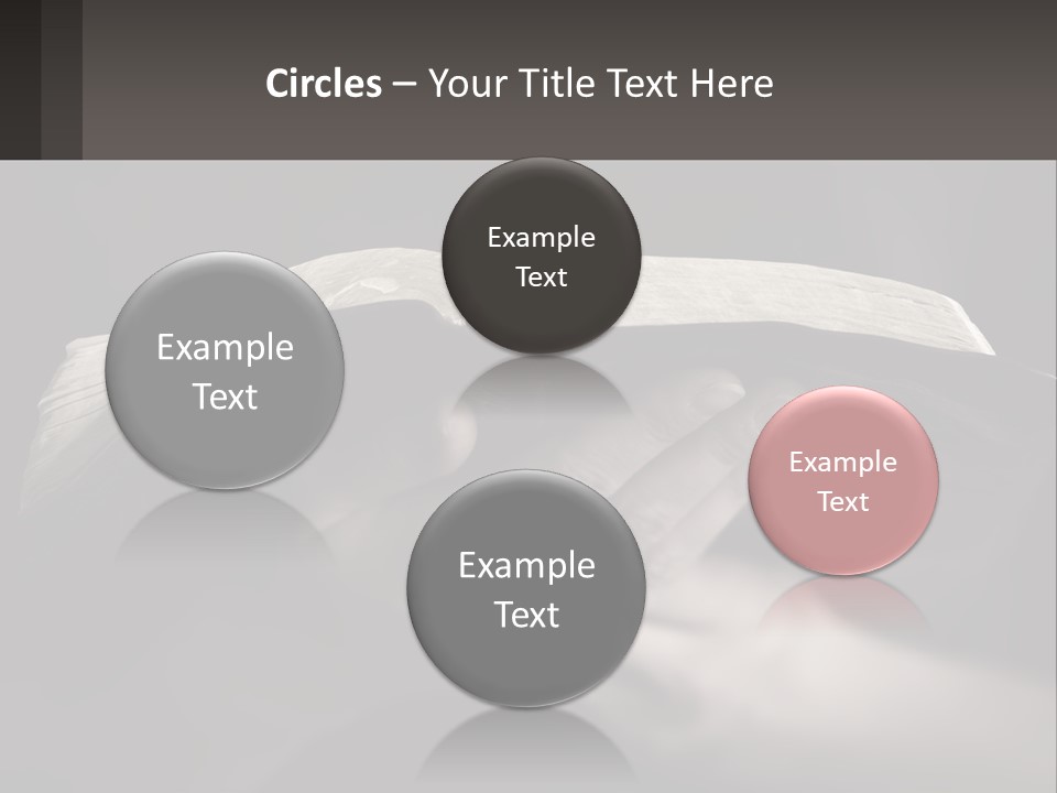 White Daughter Peaceful PowerPoint Template