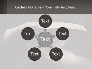 White Daughter Peaceful PowerPoint Template