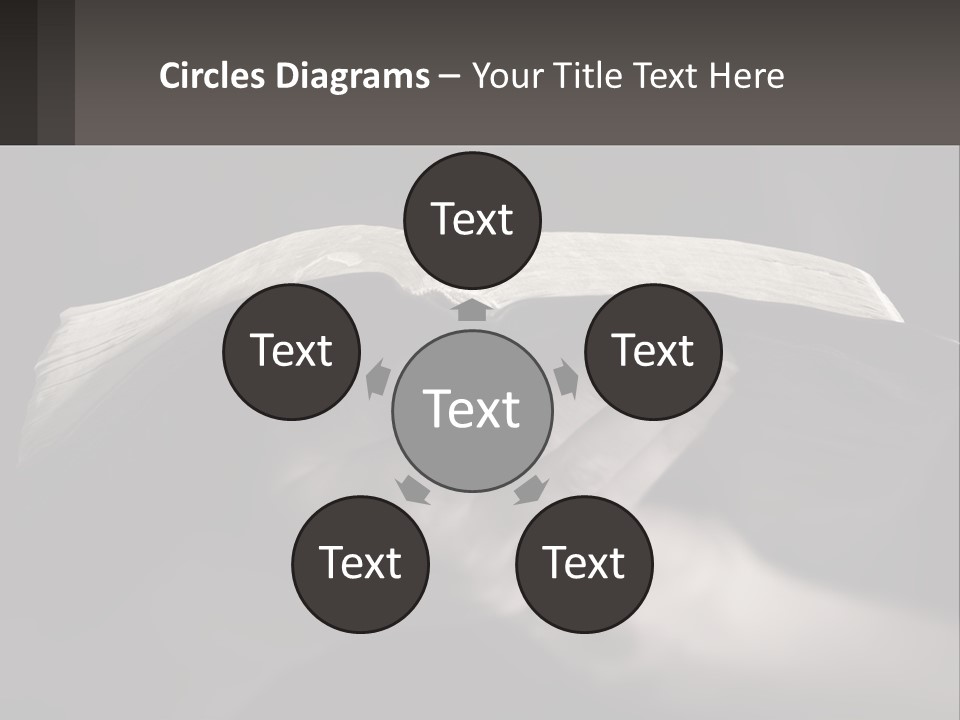 White Daughter Peaceful PowerPoint Template