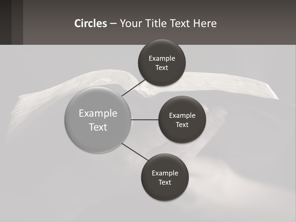 White Daughter Peaceful PowerPoint Template