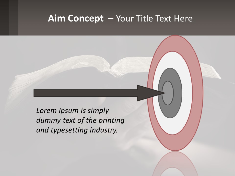 White Daughter Peaceful PowerPoint Template