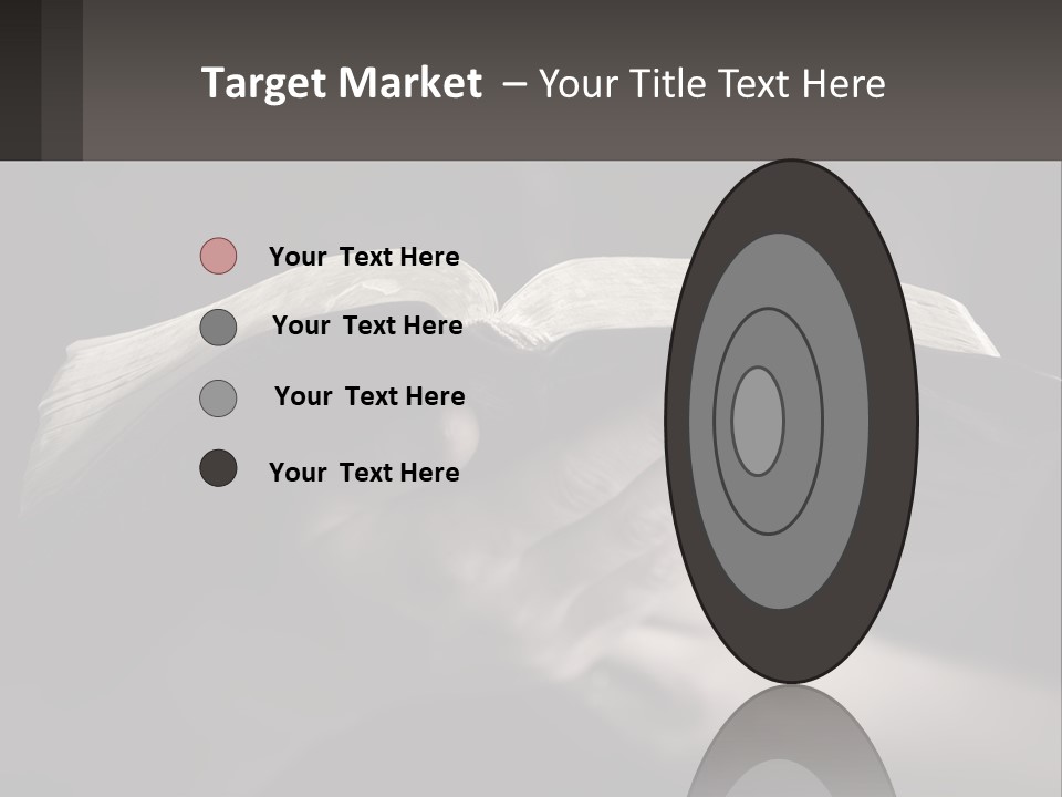 White Daughter Peaceful PowerPoint Template