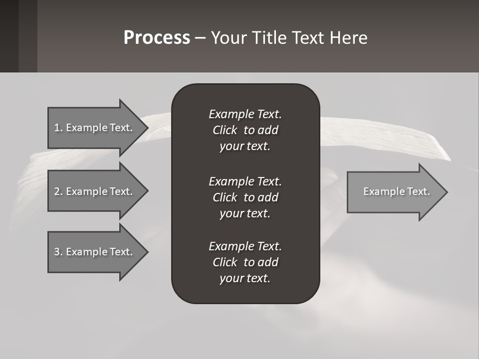 White Daughter Peaceful PowerPoint Template