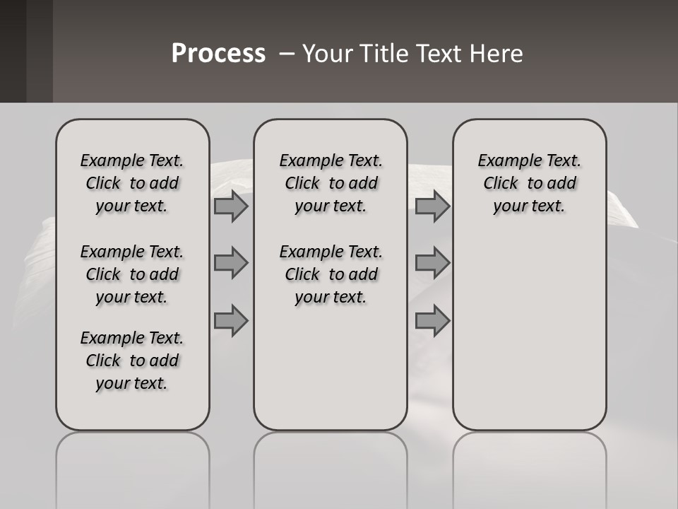 White Daughter Peaceful PowerPoint Template