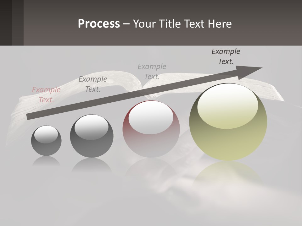 White Daughter Peaceful PowerPoint Template