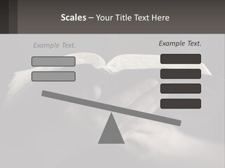 White Daughter Peaceful PowerPoint Template