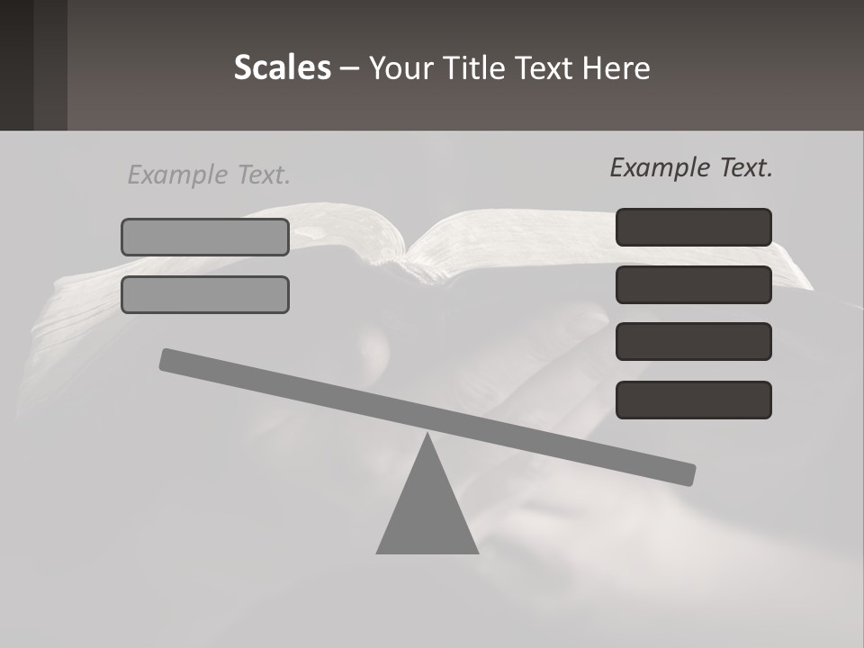 White Daughter Peaceful PowerPoint Template