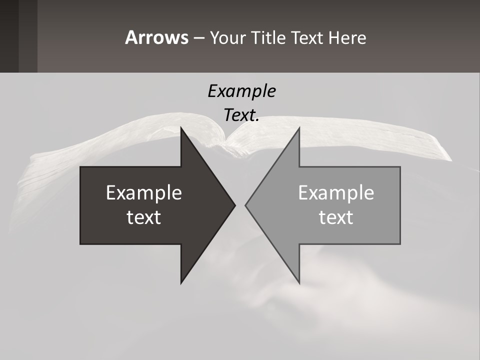 White Daughter Peaceful PowerPoint Template