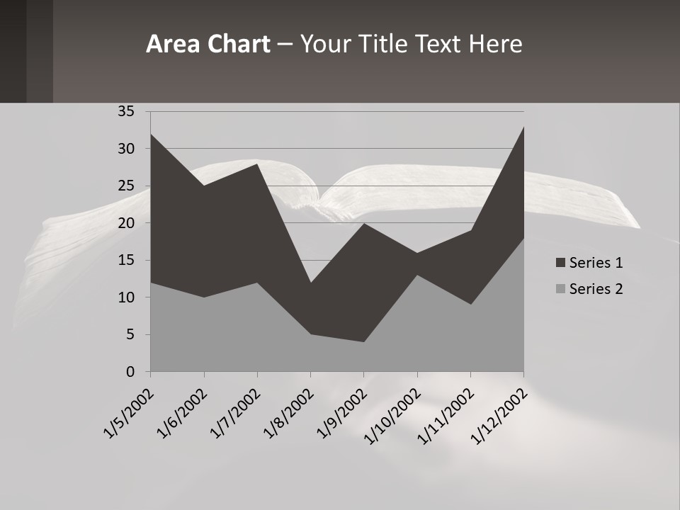 White Daughter Peaceful PowerPoint Template