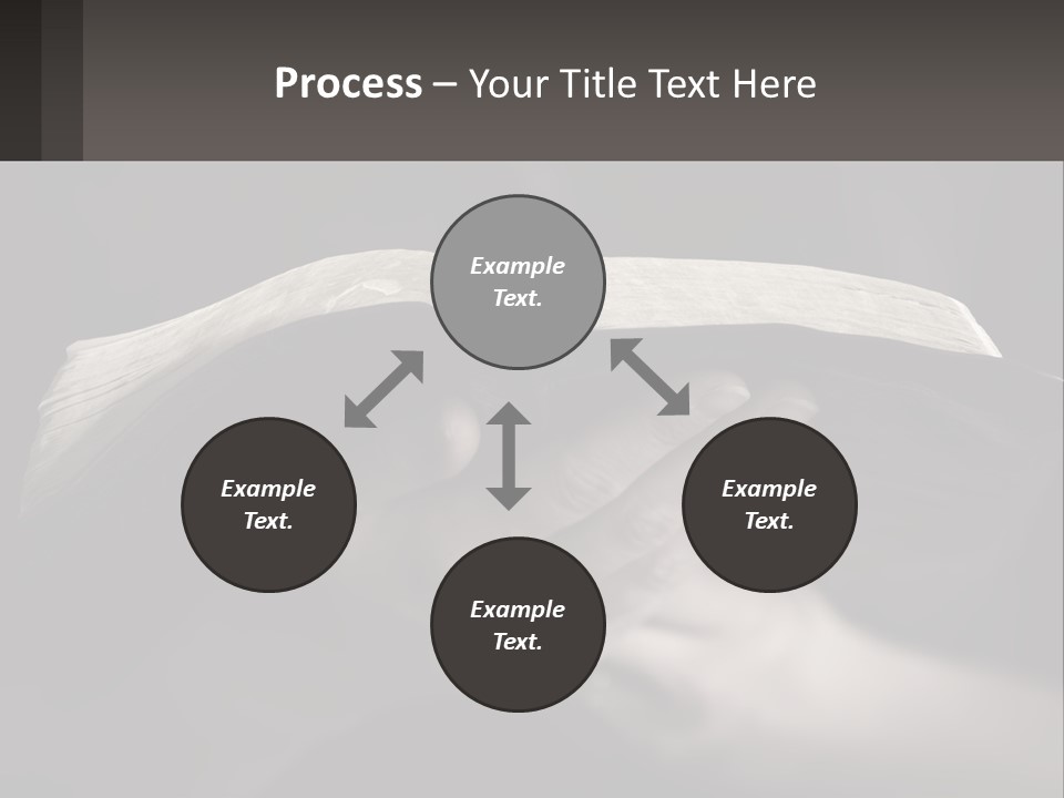 White Daughter Peaceful PowerPoint Template