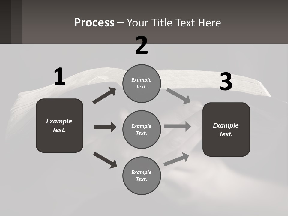 White Daughter Peaceful PowerPoint Template