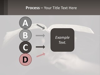 White Daughter Peaceful PowerPoint Template