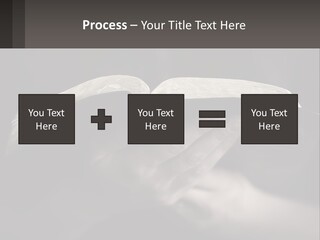 White Daughter Peaceful PowerPoint Template