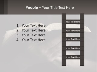 White Daughter Peaceful PowerPoint Template