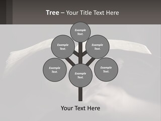 White Daughter Peaceful PowerPoint Template