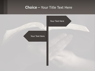 White Daughter Peaceful PowerPoint Template