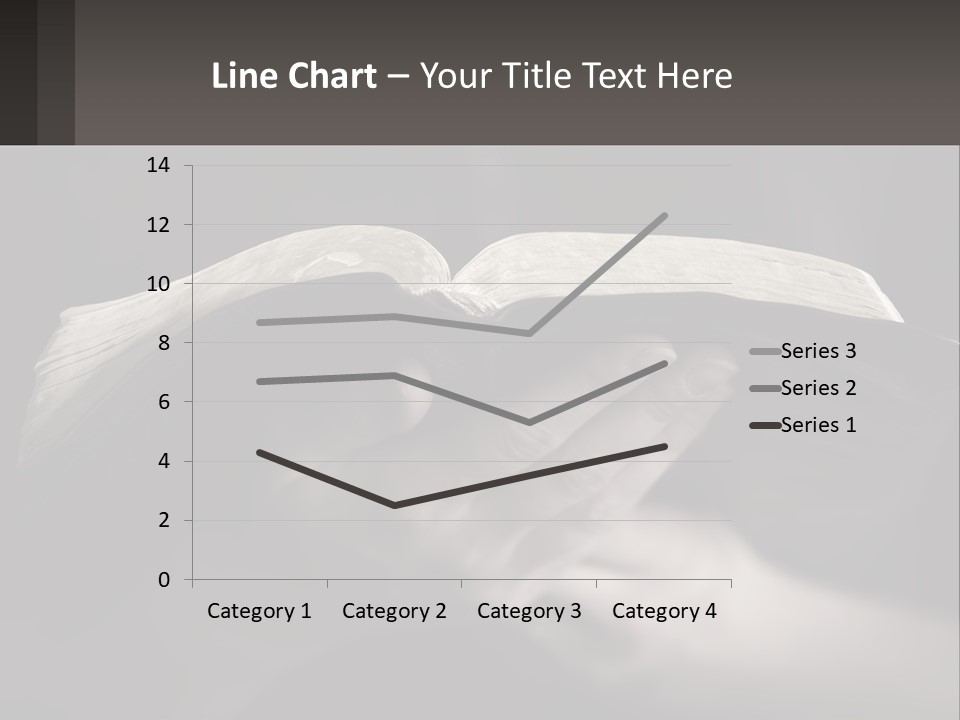 White Daughter Peaceful PowerPoint Template