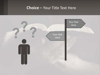 White Daughter Peaceful PowerPoint Template