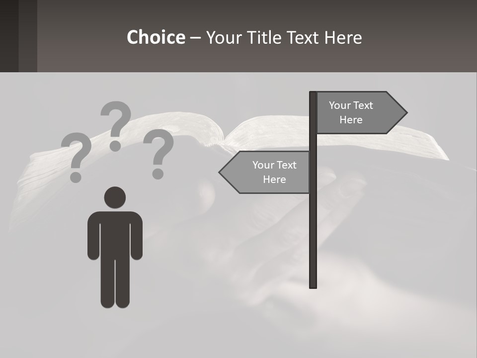 White Daughter Peaceful PowerPoint Template