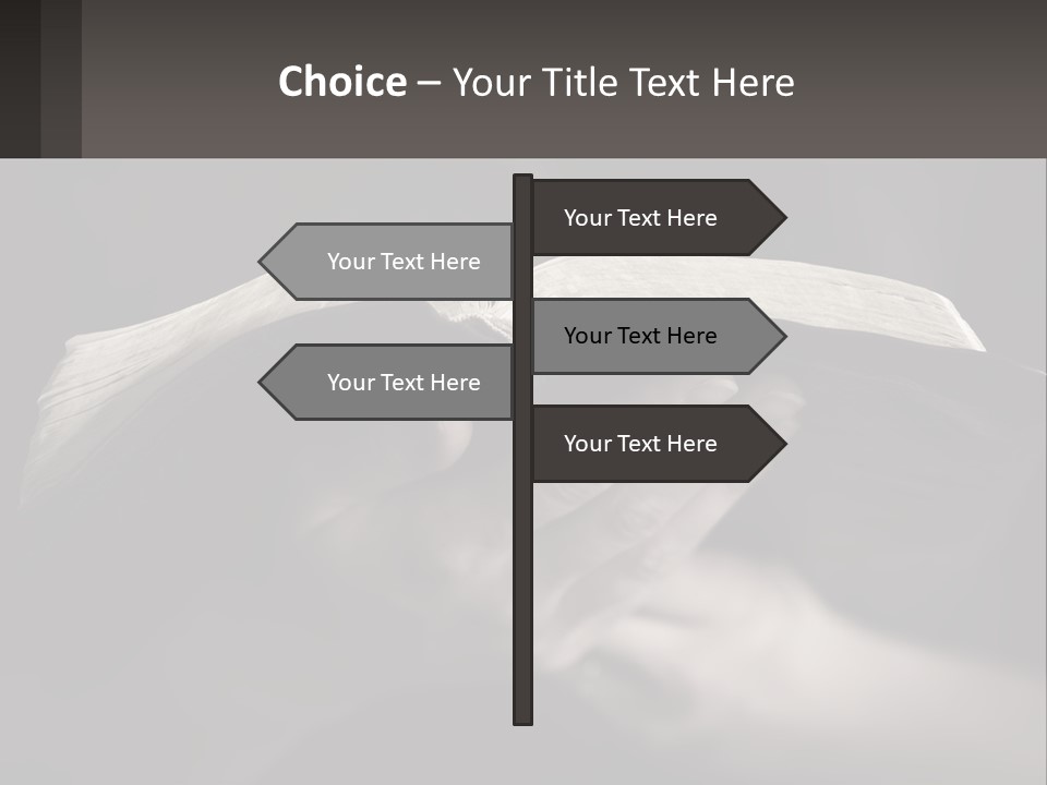 White Daughter Peaceful PowerPoint Template