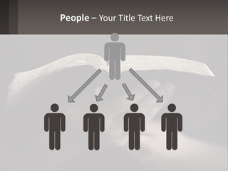 White Daughter Peaceful PowerPoint Template