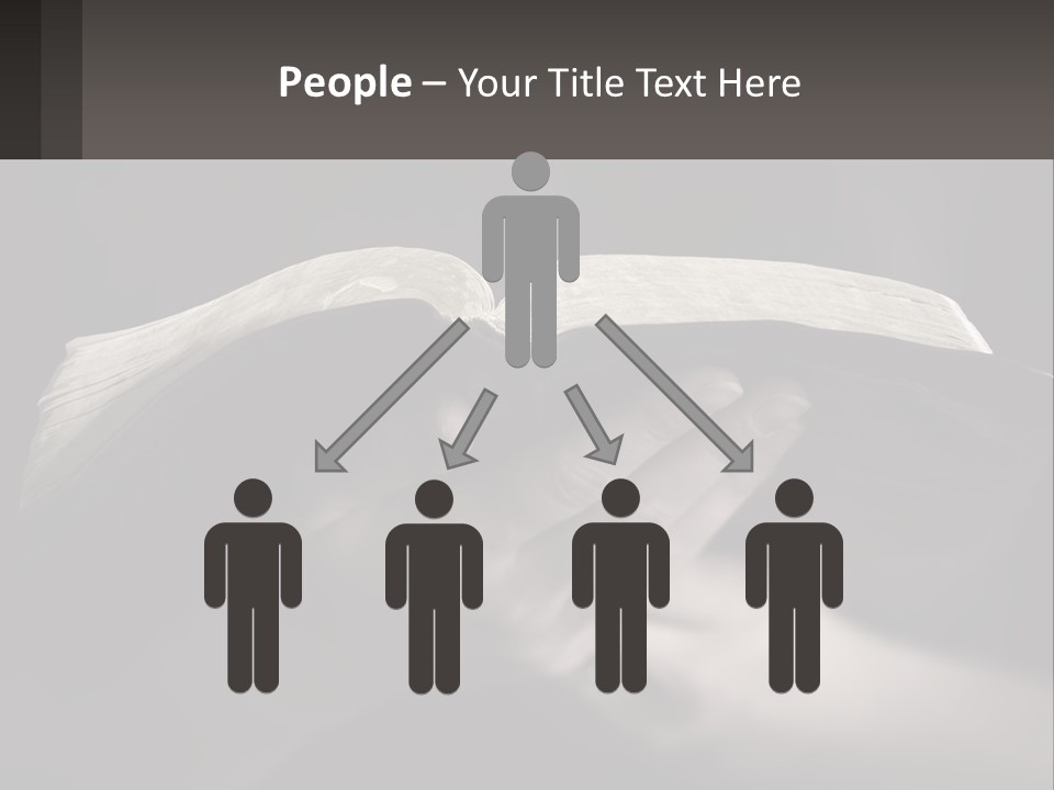 White Daughter Peaceful PowerPoint Template