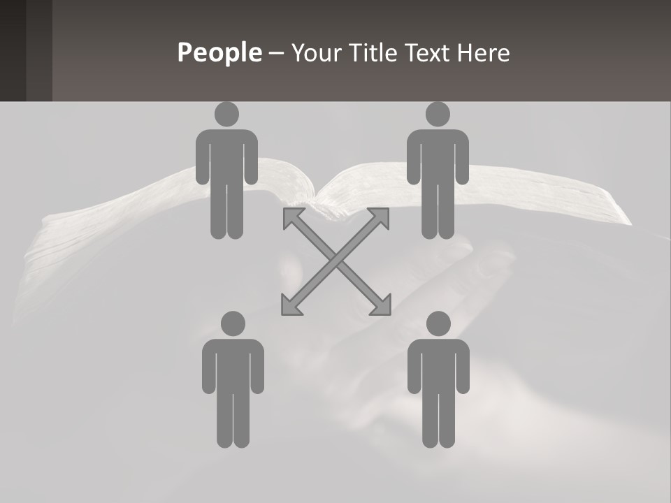 White Daughter Peaceful PowerPoint Template