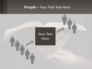 White Daughter Peaceful PowerPoint Template