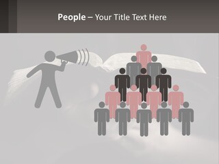 White Daughter Peaceful PowerPoint Template