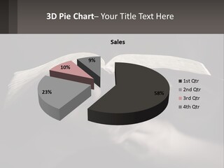 White Daughter Peaceful PowerPoint Template