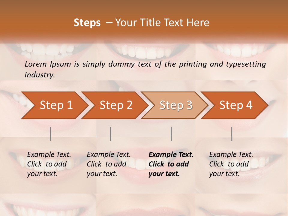 Senior Beach Sea PowerPoint Template