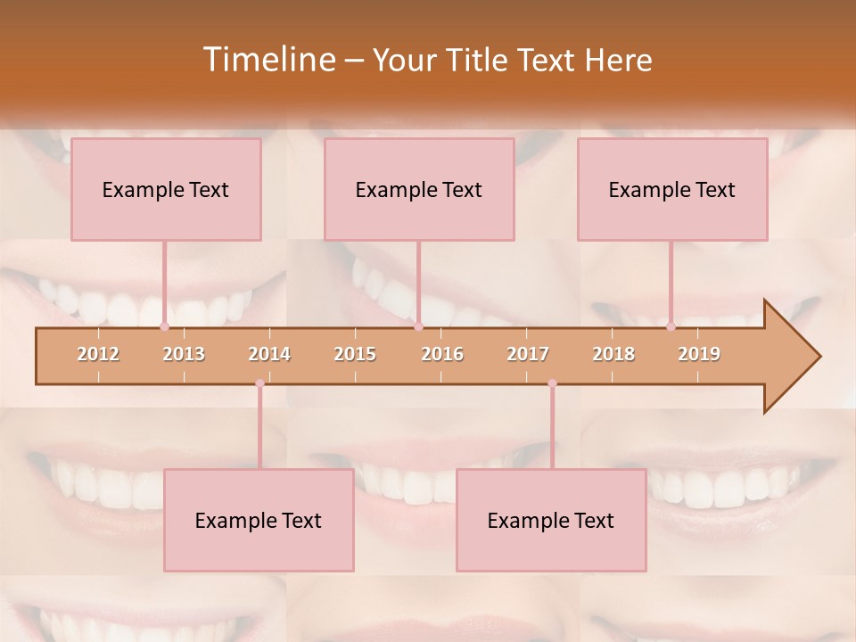 Senior Beach Sea PowerPoint Template