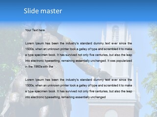 Elderly Ocean Coastal PowerPoint Template