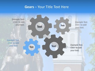Elderly Ocean Coastal PowerPoint Template