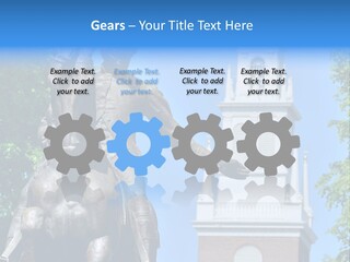 Elderly Ocean Coastal PowerPoint Template