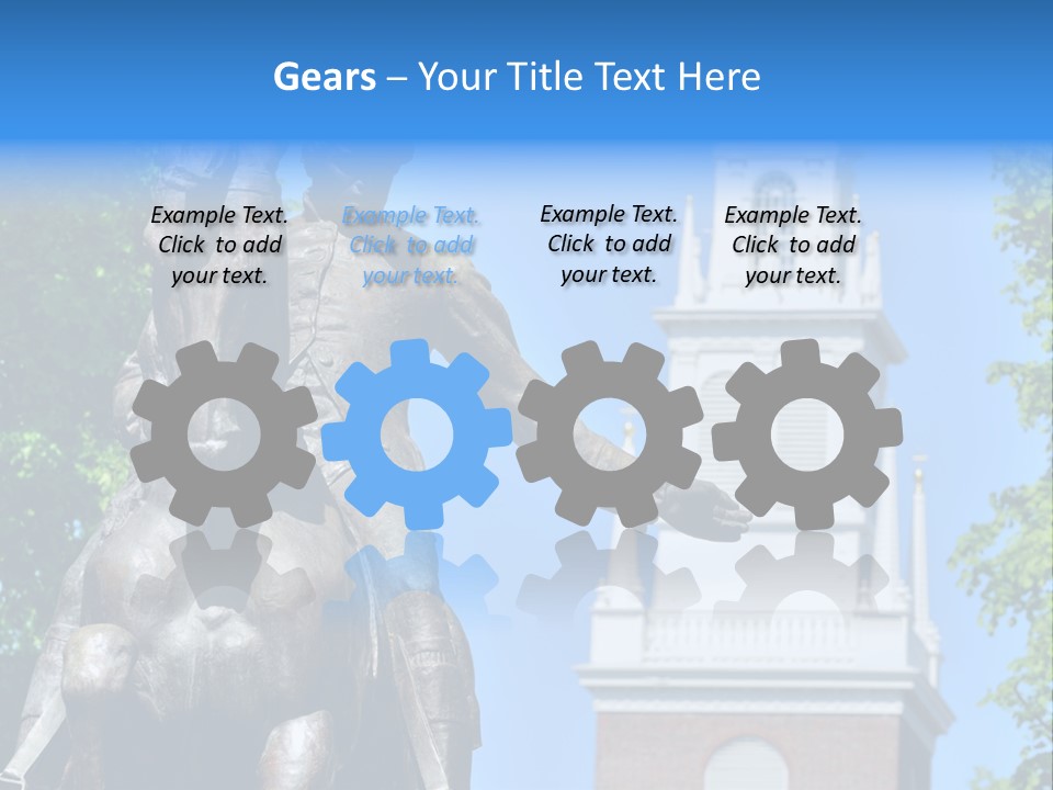 Elderly Ocean Coastal PowerPoint Template