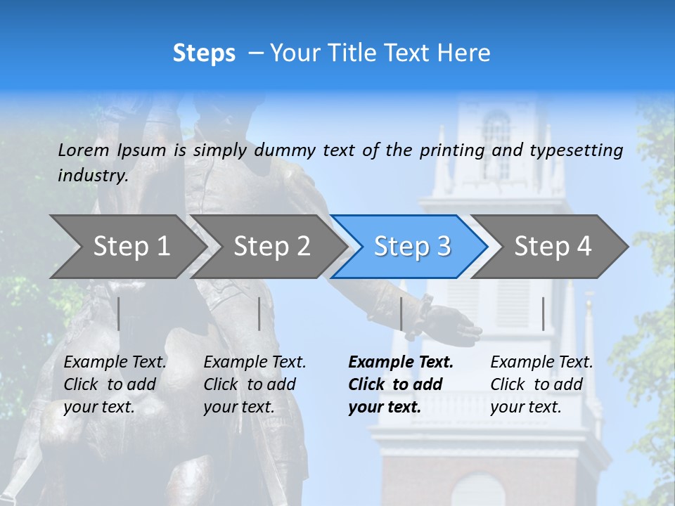 Elderly Ocean Coastal PowerPoint Template