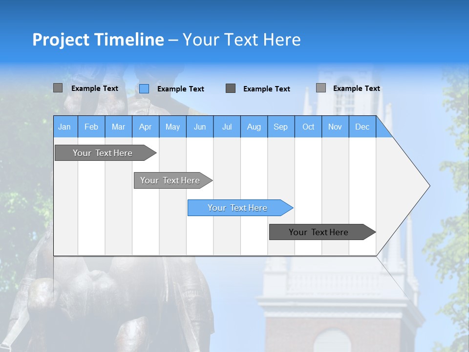Elderly Ocean Coastal PowerPoint Template