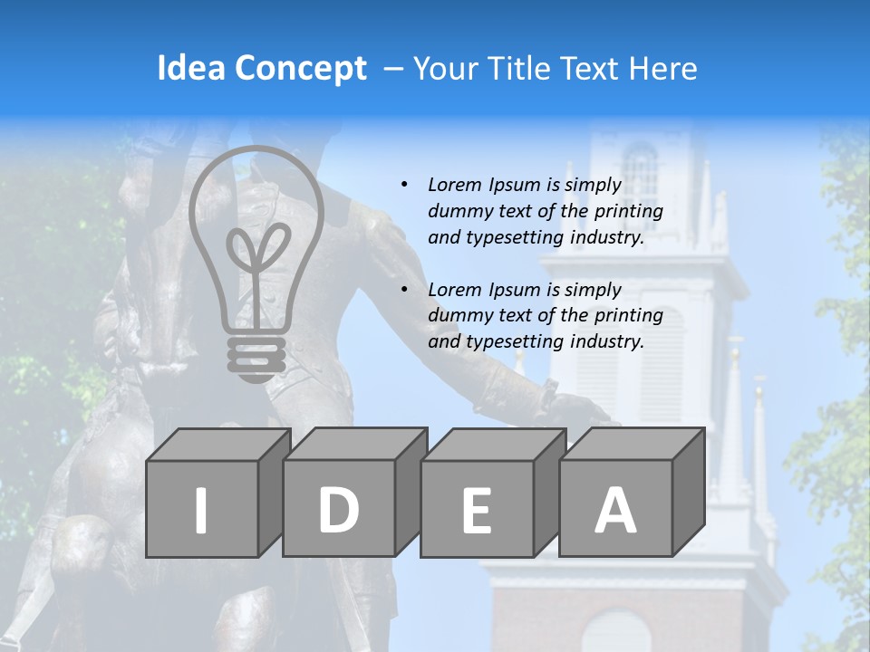 Elderly Ocean Coastal PowerPoint Template