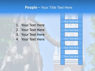 Elderly Ocean Coastal PowerPoint Template