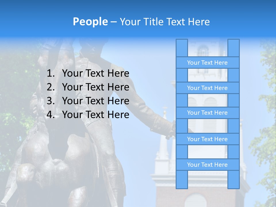 Elderly Ocean Coastal PowerPoint Template