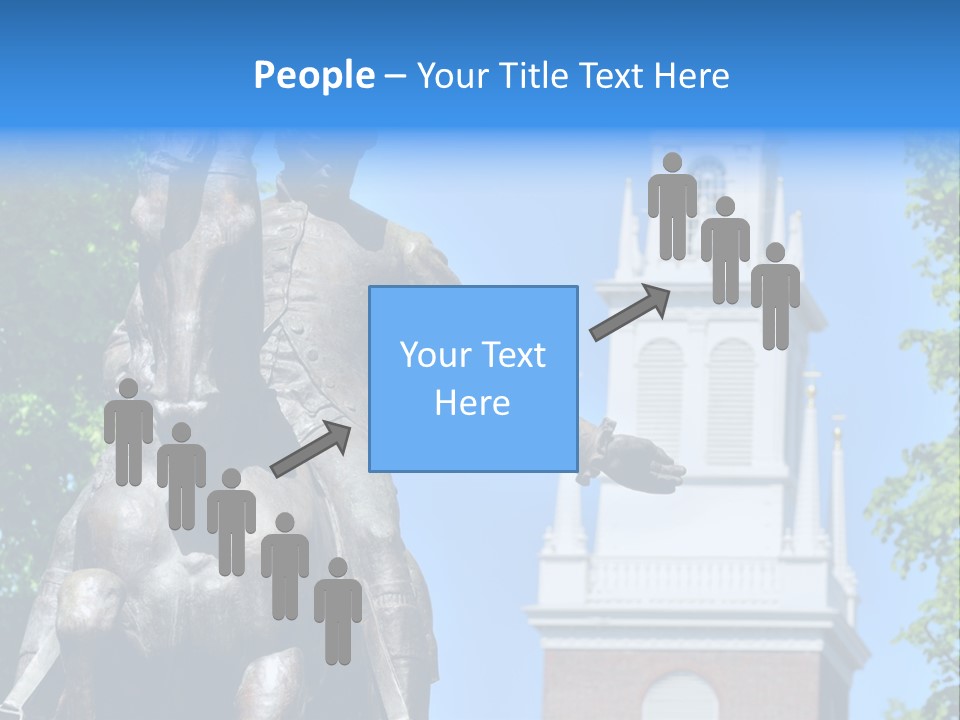 Elderly Ocean Coastal PowerPoint Template