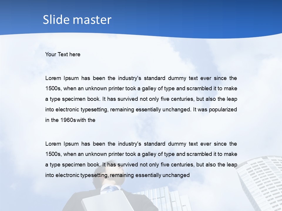 Retired Elderly Parent PowerPoint Template