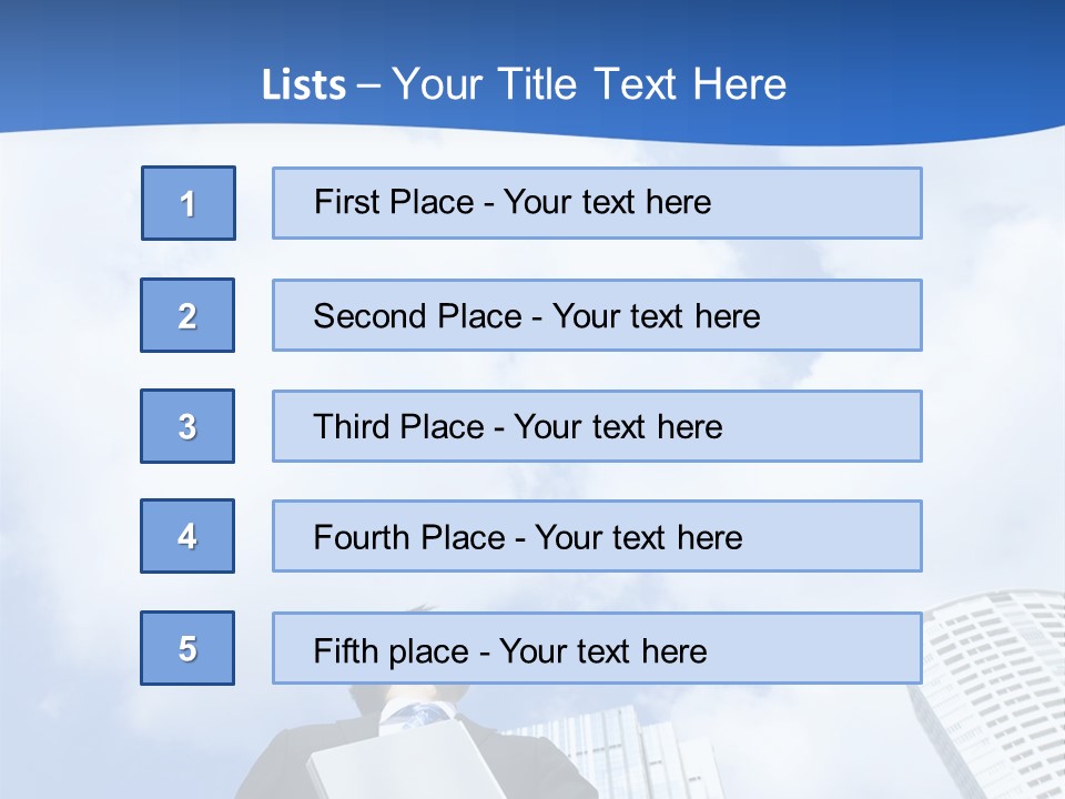 Retired Elderly Parent PowerPoint Template