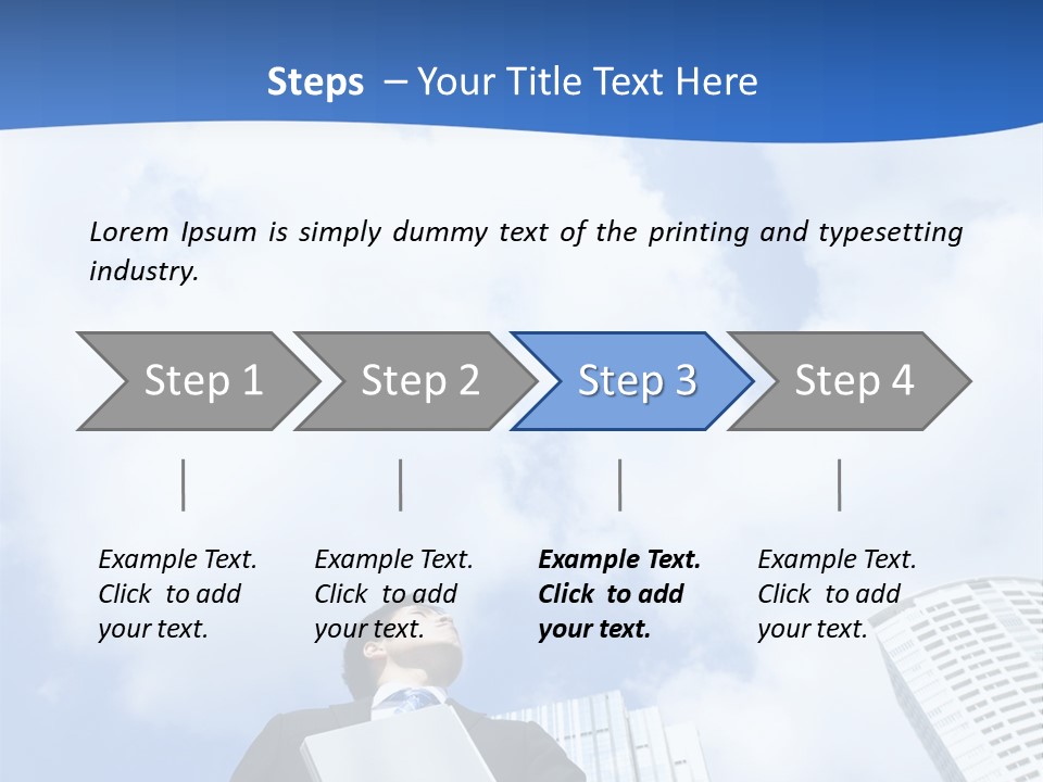 Retired Elderly Parent PowerPoint Template