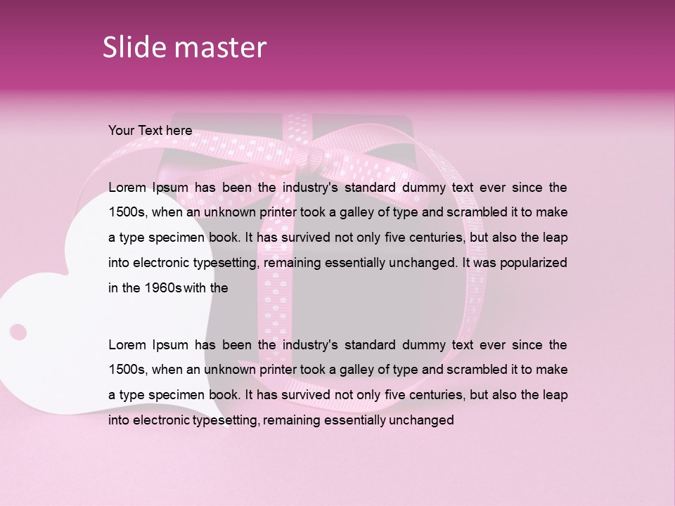 Peaceful Beach Single PowerPoint Template