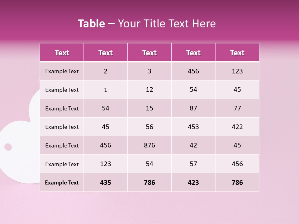 Peaceful Beach Single PowerPoint Template